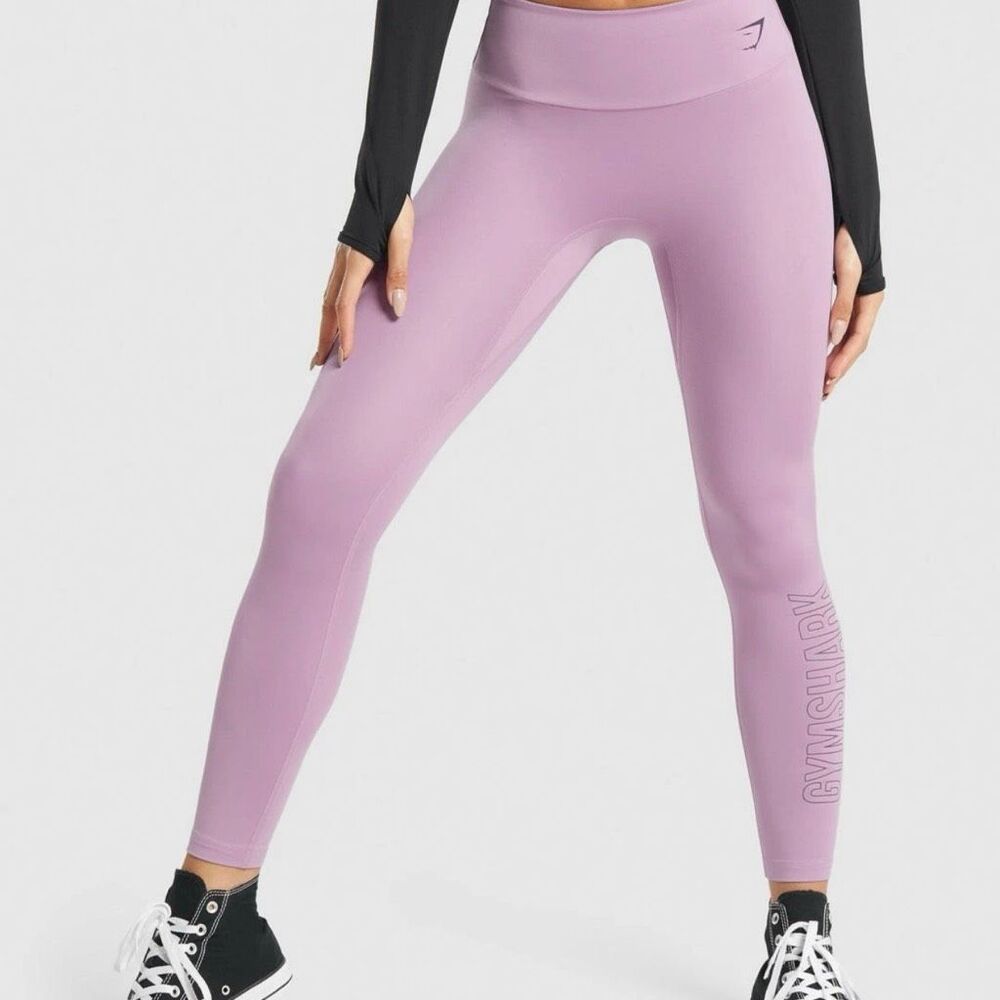Gymshark Women's Purple High-Rise Leggings Size S Activewear - Picture 16 of 16